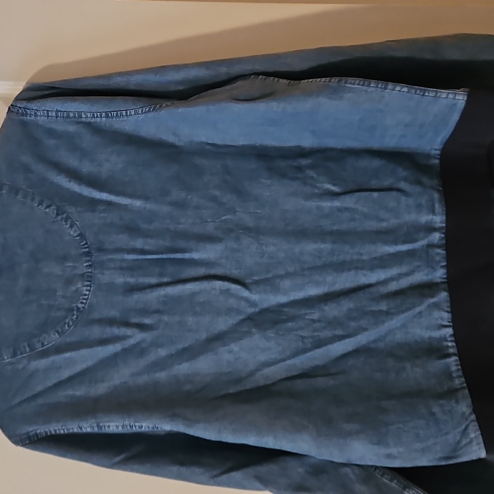 The Limited Denim Blue Bomber Jacket - Picture 3 of 5